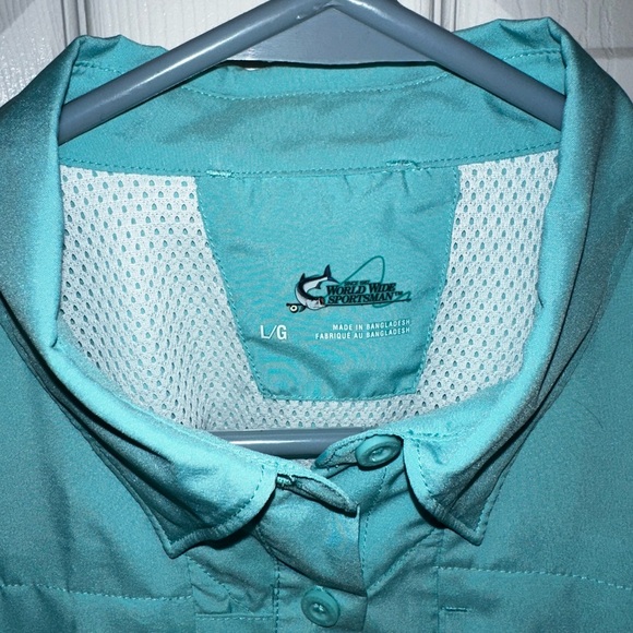 Womens fishing / active ware button down shirt: L. Mesh. Lightweight Long sleeve - Picture 10 of 10